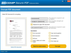 Secure-PDF Pro v2.010 Crack تحميل كامل مجاني [جديد-2025]